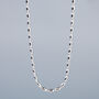 Sterling Silver Oval Bead Chain Necklace, thumbnail 1 of 4