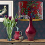Glorious Plumes Lampshade Red, Multiple Cols Avail, thumbnail 2 of 10