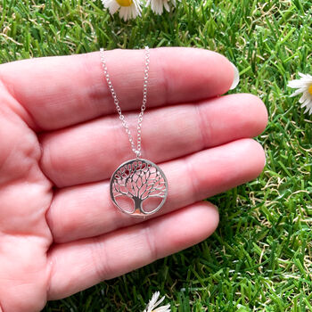 Silver Tree Of Life Necklace In A Gift Tin, 2 of 10