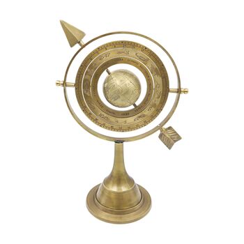 Personalised 10' Bronze Armillary Sphere With Arrow, 4 of 12