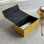 Refillable Linen Matchbox With Personalised Initials, thumbnail 7 of 11