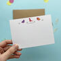 Personalised Birds Correspondence Cards / Notelets, thumbnail 2 of 6