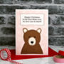 'Mummy Bear' Personalised Christmas Card, thumbnail 3 of 3
