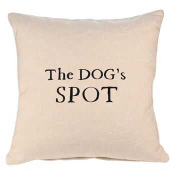 The Dogs Spot Cream Cushion, 2 of 2