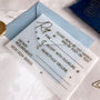 Navy And Gold Celestial Wedding Invitation, thumbnail 4 of 8