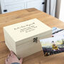 Personalised Welcome To The World Keepsake Box Gift, thumbnail 1 of 4