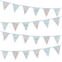 Vintage Floral Fabric Bunting, thumbnail 2 of 3