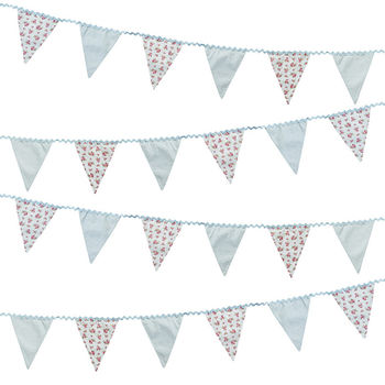 Vintage Floral Fabric Bunting, 2 of 3