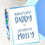 World's Best Daddy Card, thumbnail 1 of 3