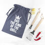 Dad’s Personalised King Of The Grill BBQ Tools Set, thumbnail 1 of 11