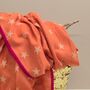 Stars Blanket Scarf In Orange, thumbnail 2 of 3