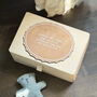 Personalised Wood And Lace Baby Keepsake Box, thumbnail 1 of 5