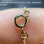 Curb Chain In 9ct Yellow Gold, thumbnail 5 of 5