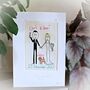Personalised, Embroidered Wedding Card, thumbnail 5 of 12