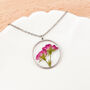 Pink Rose Necklace, thumbnail 4 of 6