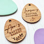 Easter Basket Personalised Wooden Label, thumbnail 4 of 4