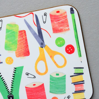 Sewing Kit Coaster, 9 of 12