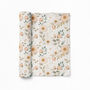 Luxury Vintage Floral Organic Bamboo Muslin Swaddle, thumbnail 1 of 2