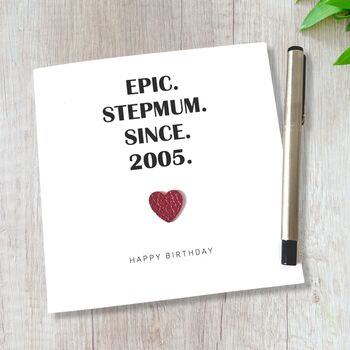Personalised Stepmum Birthday Card, 2 of 4