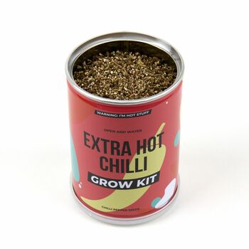 Extra Hot Chilli Peppers Grow Kit Tin, 2 of 3