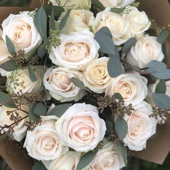 Cream Tones Seasonal Fresh Flower Bouquet, 2 of 4