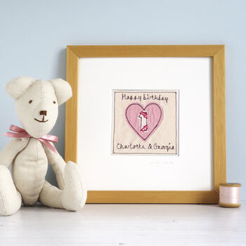 Personalised Heart Birthday Card For Her Any Age, 4 of 12