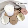 Custom Text Leo Star Sign Candle, thumbnail 6 of 7