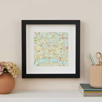 Personalised Central London Map Print Wall Art, 2 of 5