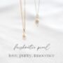 Nan Of The Bride Pearl Necklace – Wedding Gift For Nan, Freshwater Pearl Jewellery, Present From Granddaughter, thumbnail 9 of 12