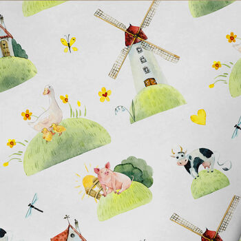 Spring Windmill Wrapping Paper Roll Or Folded, 2 of 3