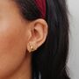 18ct Gold Hummingbird Stud Earrings, thumbnail 4 of 6