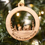 Personalised Christmas Town Tree Decoration, thumbnail 2 of 5