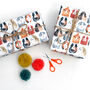 All The Breeds Guinea Pig Wrapping Paper, thumbnail 3 of 3