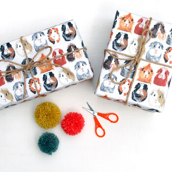 All The Breeds Guinea Pig Wrapping Paper, 3 of 3