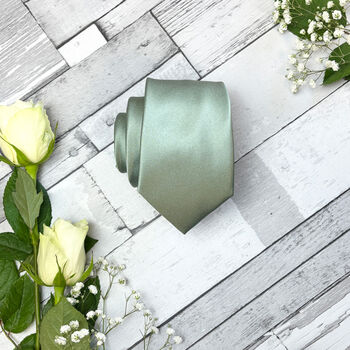 Sage Wedding Tie Set, 3 of 12