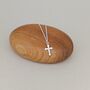 Personalised Silver Confirmation Cross Necklace, thumbnail 4 of 5