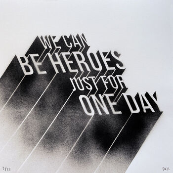 'We Could Be Heroes' Art Print, 2 of 3