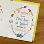 Personalised Names Very First Day At School Card, thumbnail 2 of 3