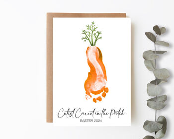 Footprint Cards For Easter With Four Designs, 2 of 6