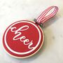 Set Of Three Embroidery Hoop Christmas Tree Decorations, thumbnail 7 of 7