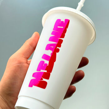 Personalised Kids Graffiti Name Sticker For Parties, 7 of 8