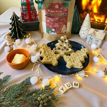 Christmas Tree Crumpet Baking Kit, 4 of 8