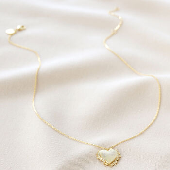 Personalised Heart Sunburst Locket Necklace, 11 of 12