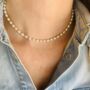 The Abigail, Freshwater Pearl And Seed Bead Choker, thumbnail 2 of 6