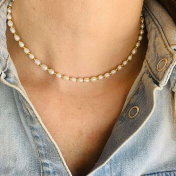 The Abigail, Freshwater Pearl And Seed Bead Choker, 2 of 6