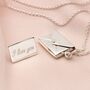 Personalised Silver Or Gold Secret Letter Necklace, thumbnail 2 of 7