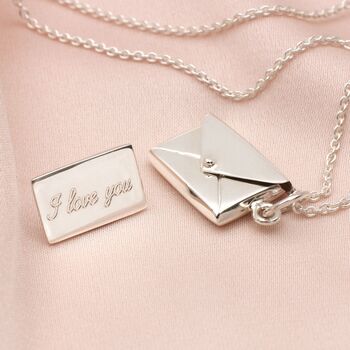 Personalised Silver Or Gold Secret Letter Necklace, 2 of 7