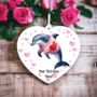 Personalised Dolphin Love Decoration, thumbnail 2 of 2