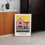 East Dulwich Picture House Colourful Illustration Print, thumbnail 1 of 5