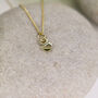 Mini Bird Necklace In 14ct Gold, thumbnail 3 of 4